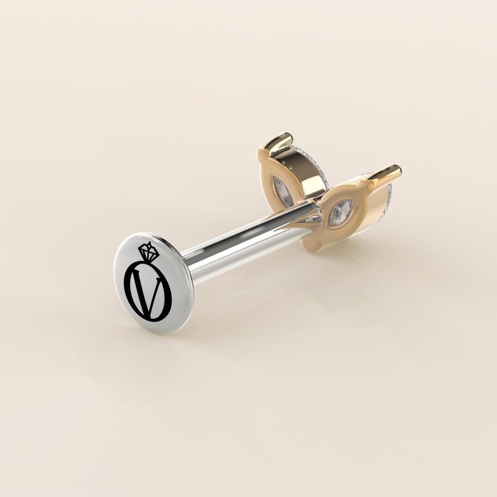 Éclat Duo Marquise Lab Grown Diamond Piercing