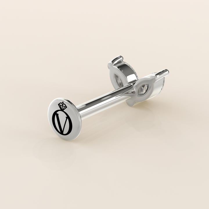 Éclat Duo Marquise Lab Grown Diamond Piercing