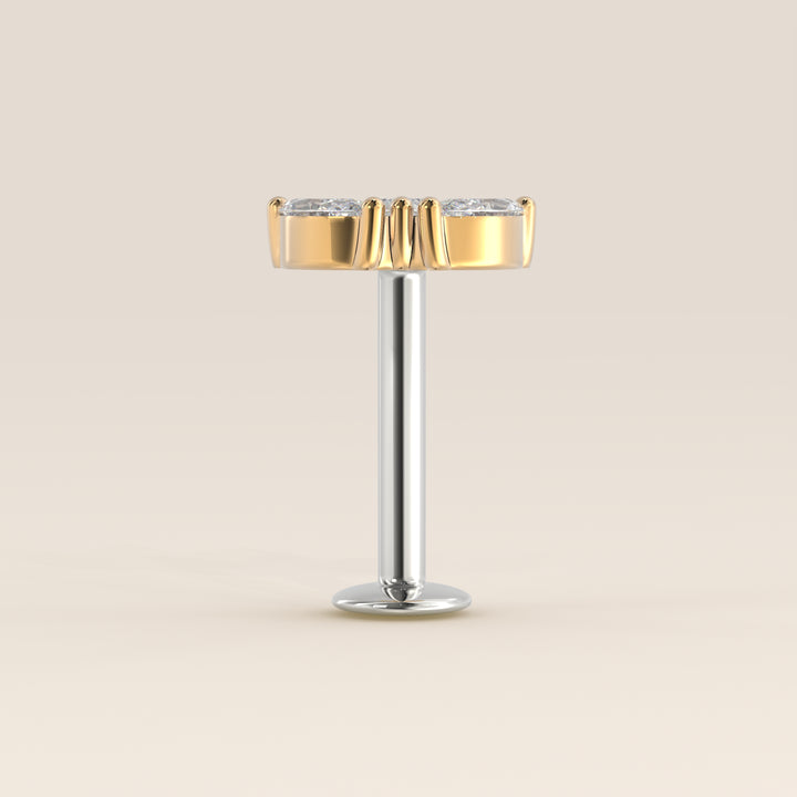 Éclat Trio Marquise Lab Grown Diamond Piercing