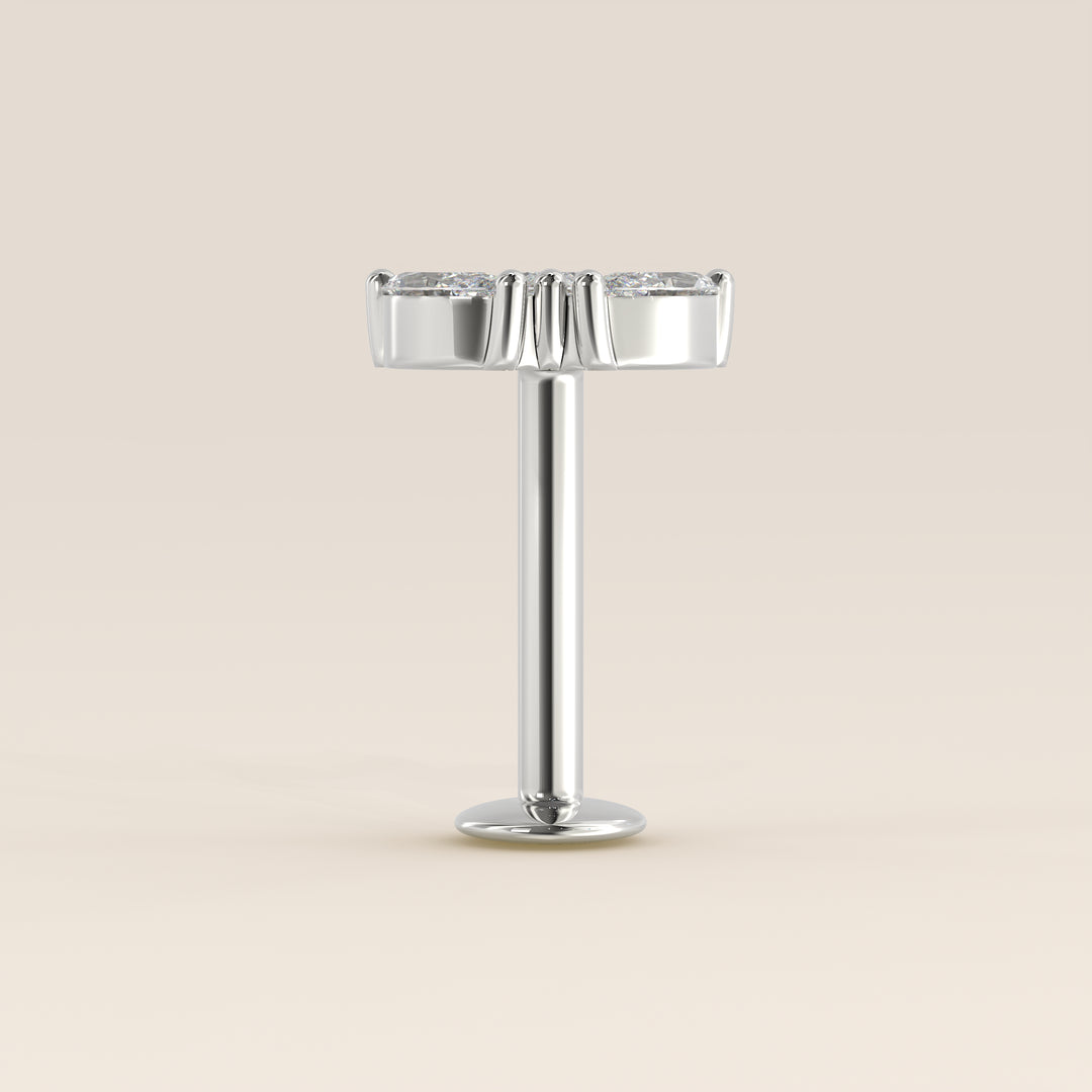 Éclat Trio Marquise Lab Grown Diamond Piercing