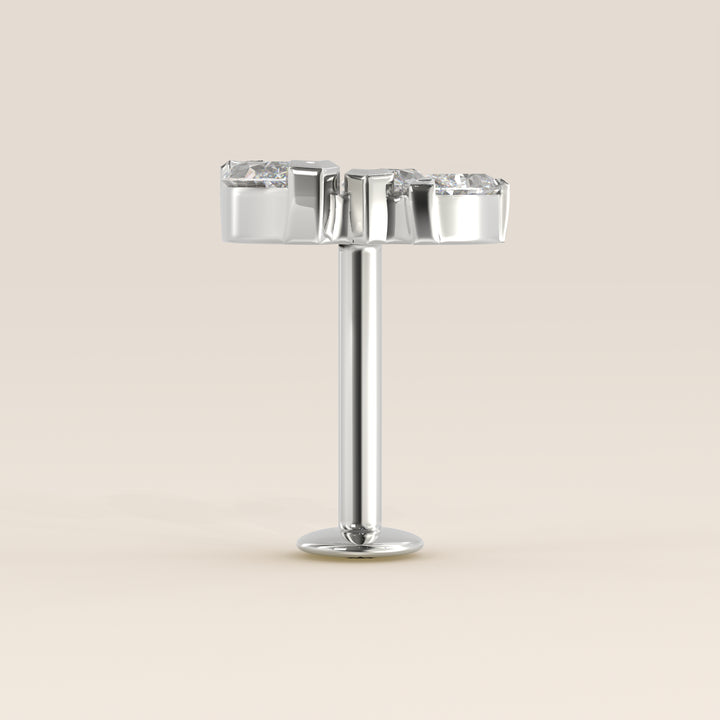 Éclat Graduated Trio Lab Grown Diamond Piercing