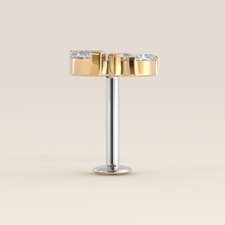 Éclat Graduated Trio Lab Grown Diamond Piercing