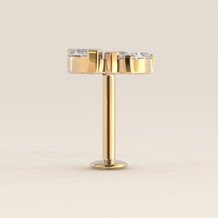 Éclat Graduated Trio Lab Grown Diamond Piercing