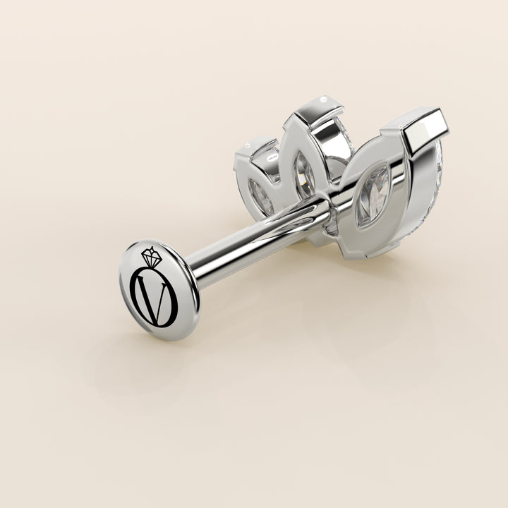 Éclat Graduated Trio Lab Grown Diamond Piercing