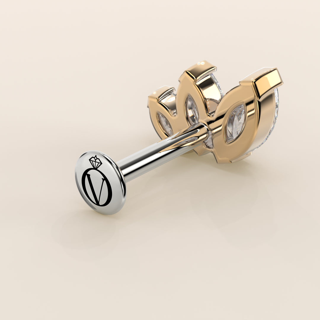 Éclat Graduated Trio Lab Grown Diamond Piercing