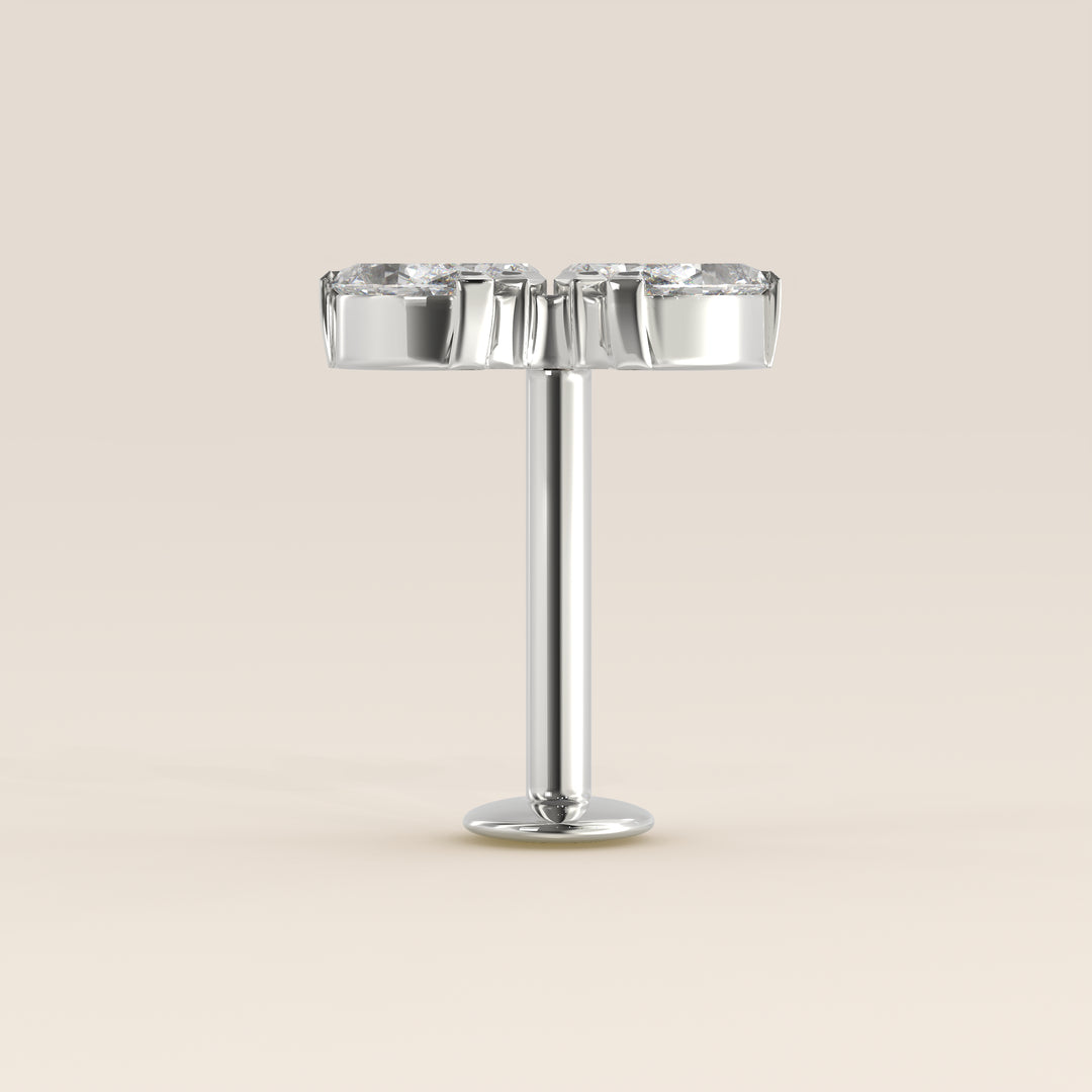 Éclat Quartet Marquise Lab Grown Diamond Piercing