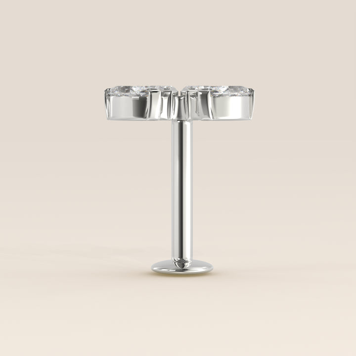 Éclat Quartet Marquise Lab Grown Diamond Piercing