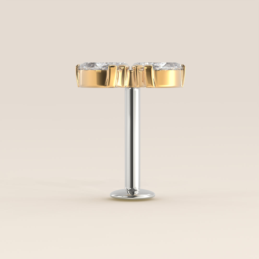 Éclat Quartet Marquise Lab Grown Diamond Piercing