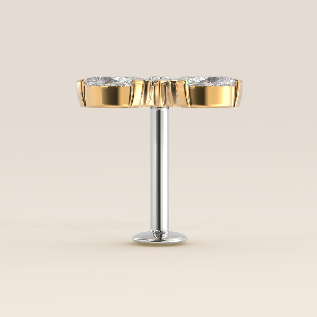 Éclat Quintet Marquise Lab Grown Diamond Piercing