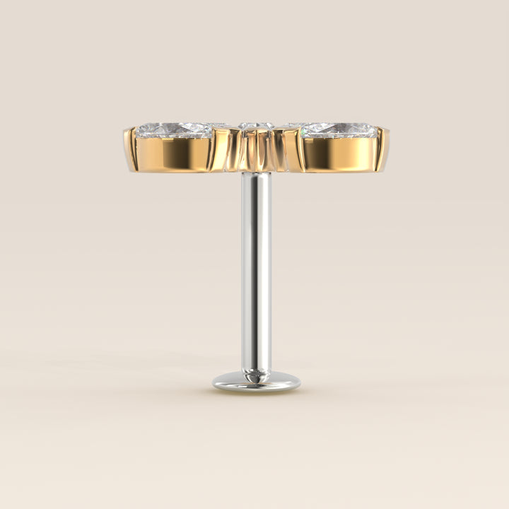 Éclat Quintet Marquise Lab Grown Diamond Piercing