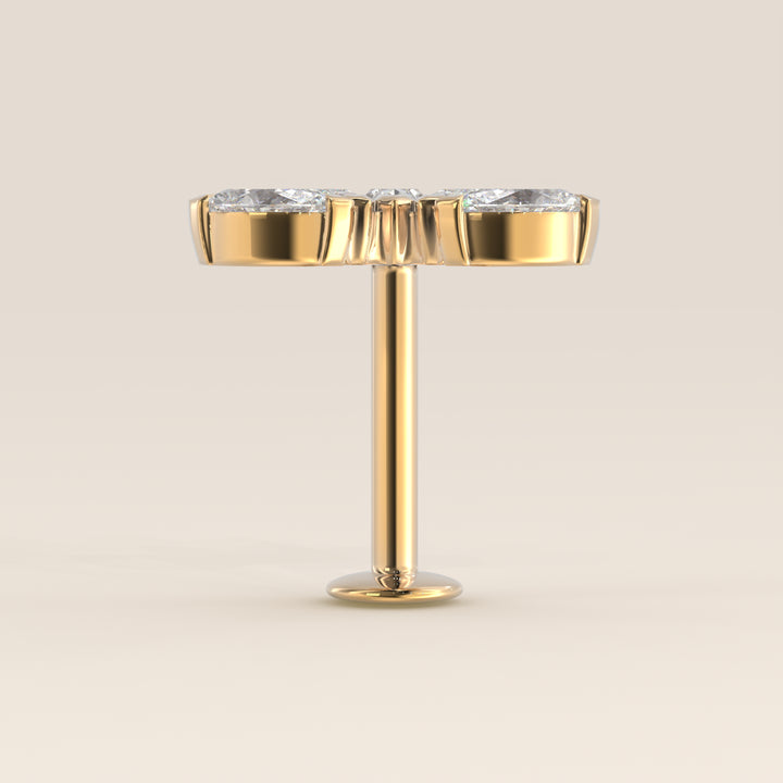 Éclat Quintet Marquise Lab Grown Diamond Piercing