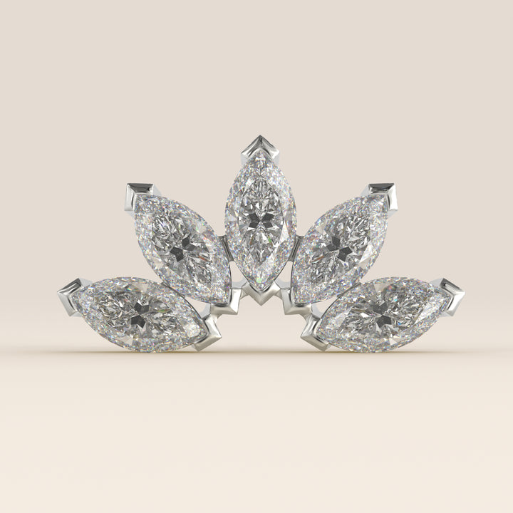 Éclat Quintet Marquise Lab Grown Diamond Piercing