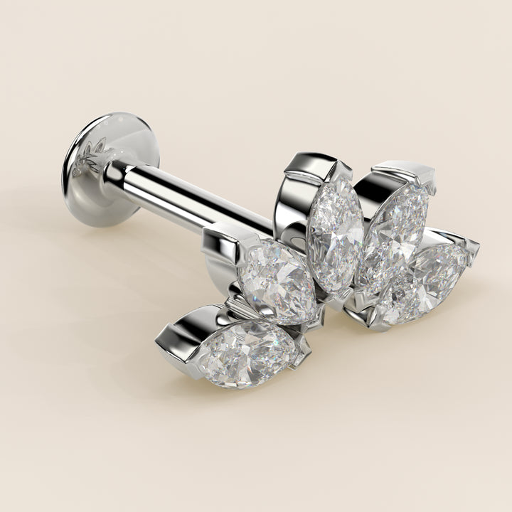 Éclat Quintet Marquise Lab Grown Diamond Piercing