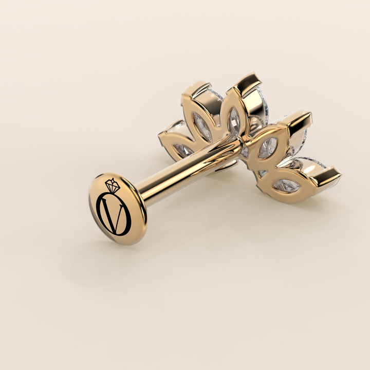 Éclat Quintet Marquise Lab Grown Diamond Piercing