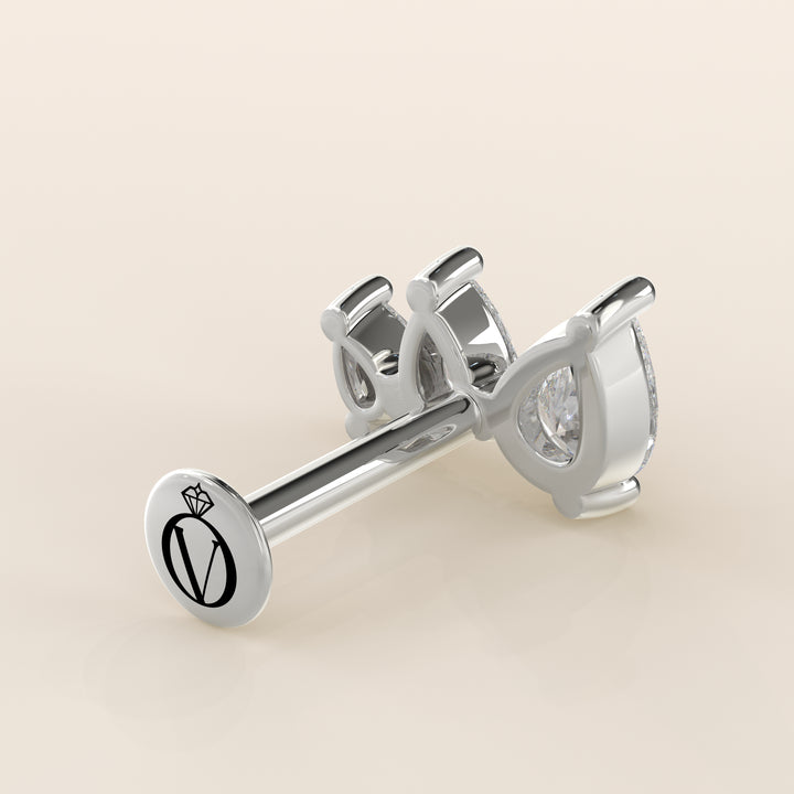 Radiance Graduated Trio Lab Grown Diamond Piercing