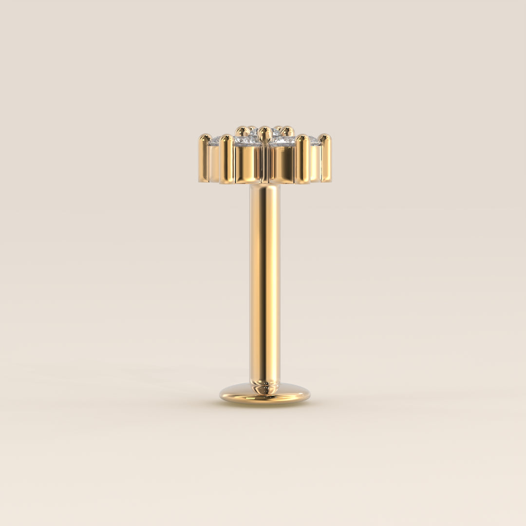Luminous Star Lab Grown Diamond Piercing