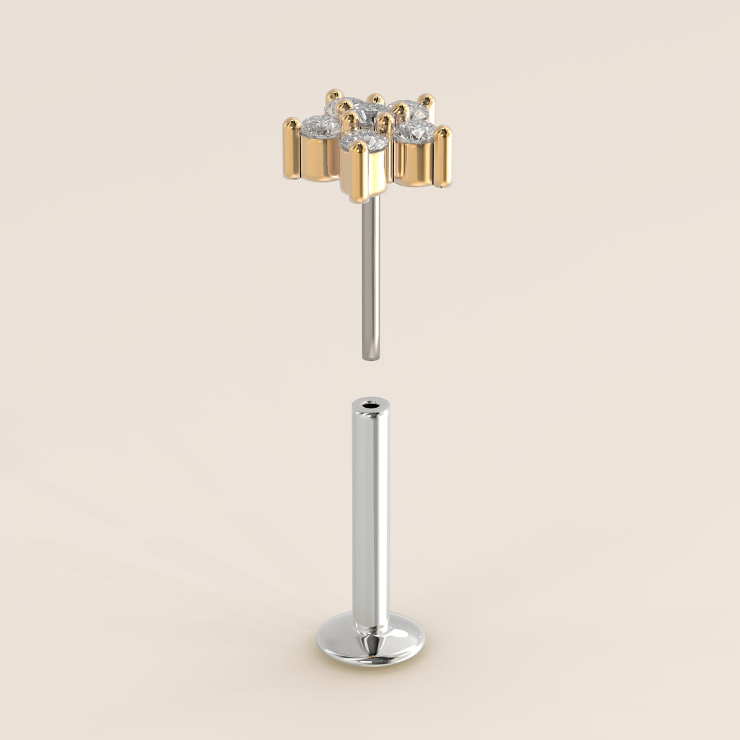 Luminous Star Lab Grown Diamond Piercing