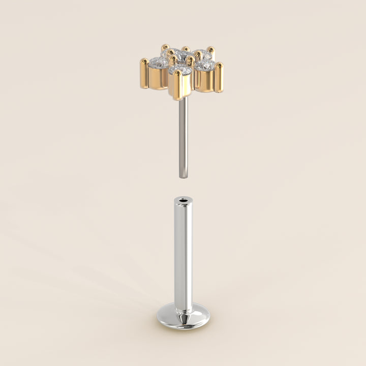 Luminous Star Lab Grown Diamond Piercing