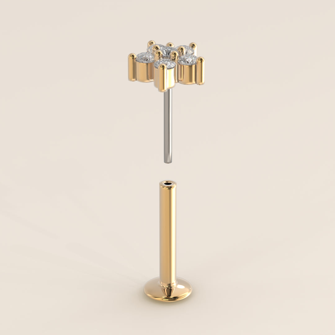 Luminous Star Lab Grown Diamond Piercing