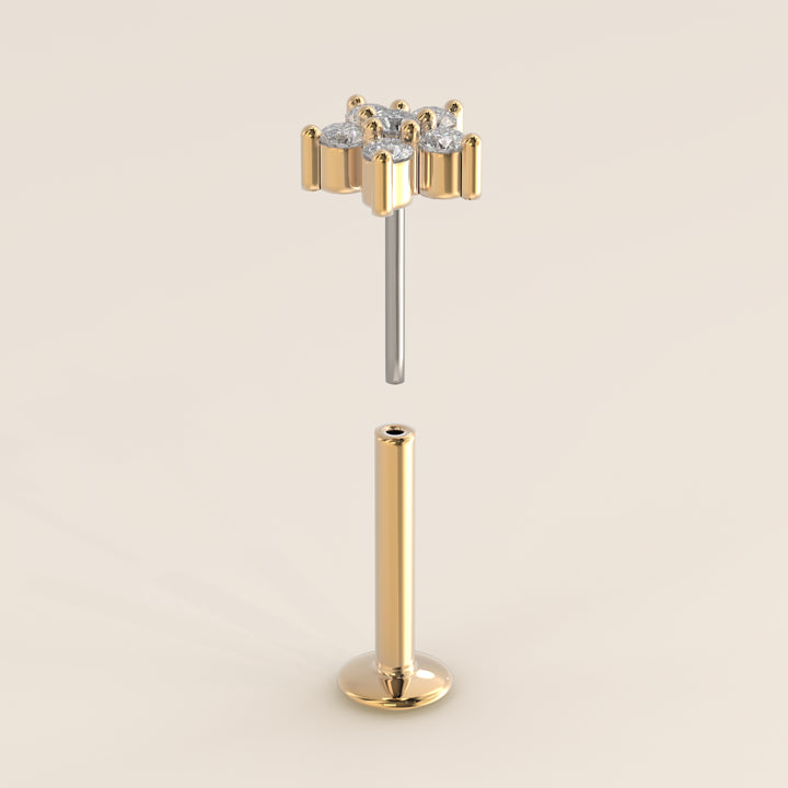 Luminous Star Lab Grown Diamond Piercing