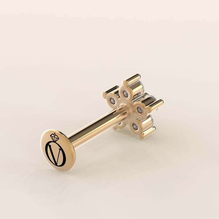 Luminous Star Lab Grown Diamond Piercing
