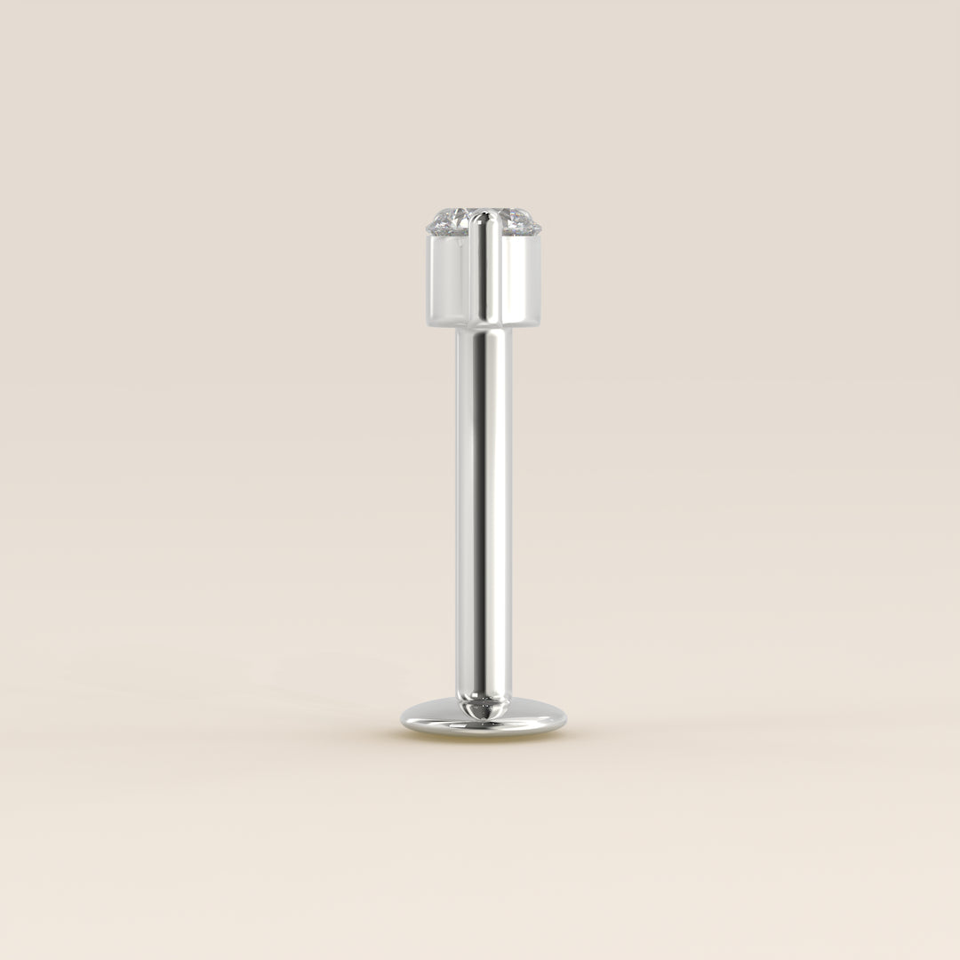 Luminous Triple Lab Grown Diamond Piercing