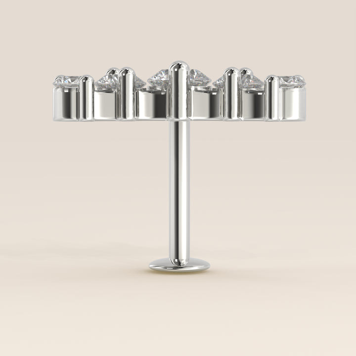 Celestial Row Small Lab Grown Diamond Piercing