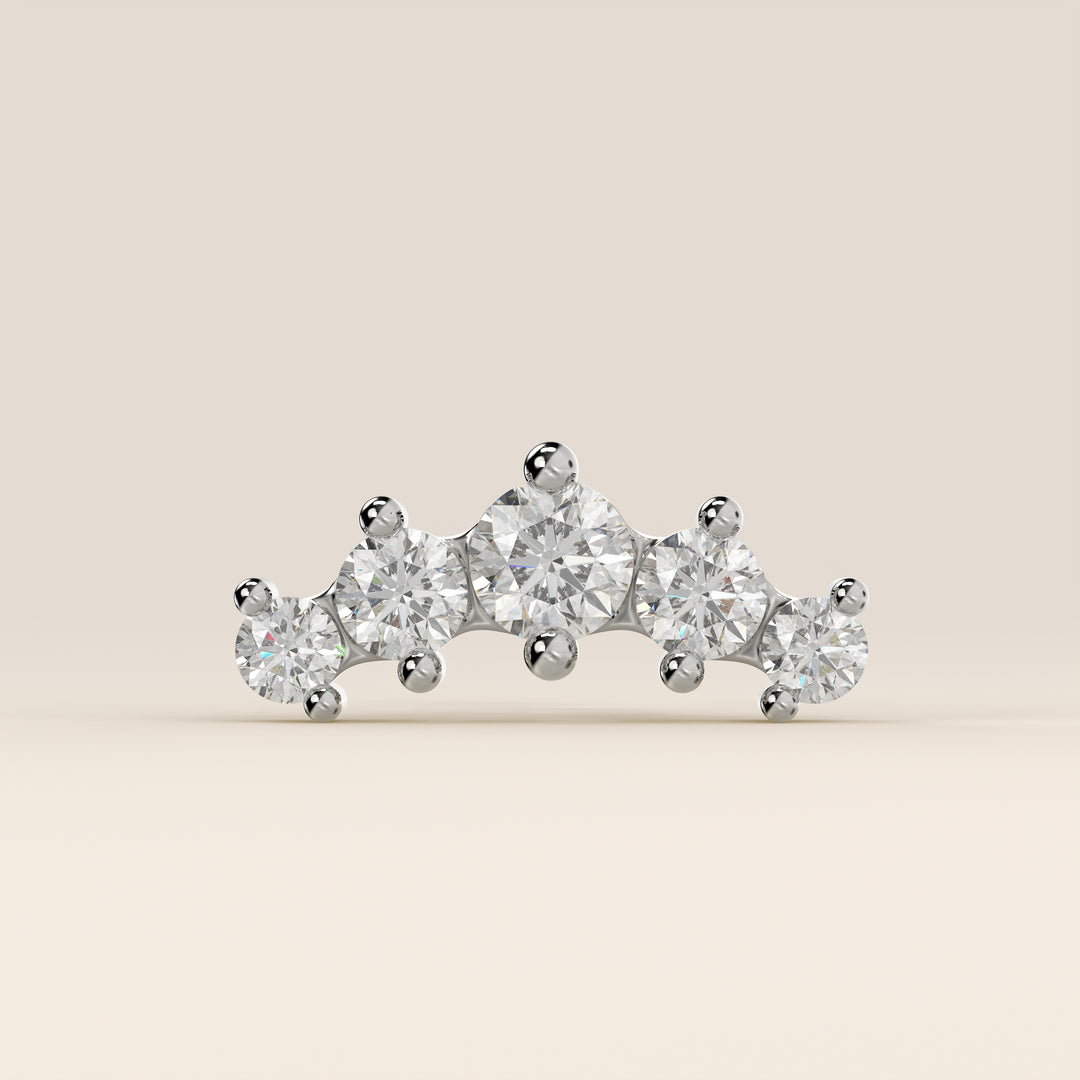 Celestial Row Small Lab Grown Diamond Piercing