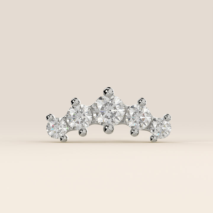Celestial Row Small Lab Grown Diamond Piercing