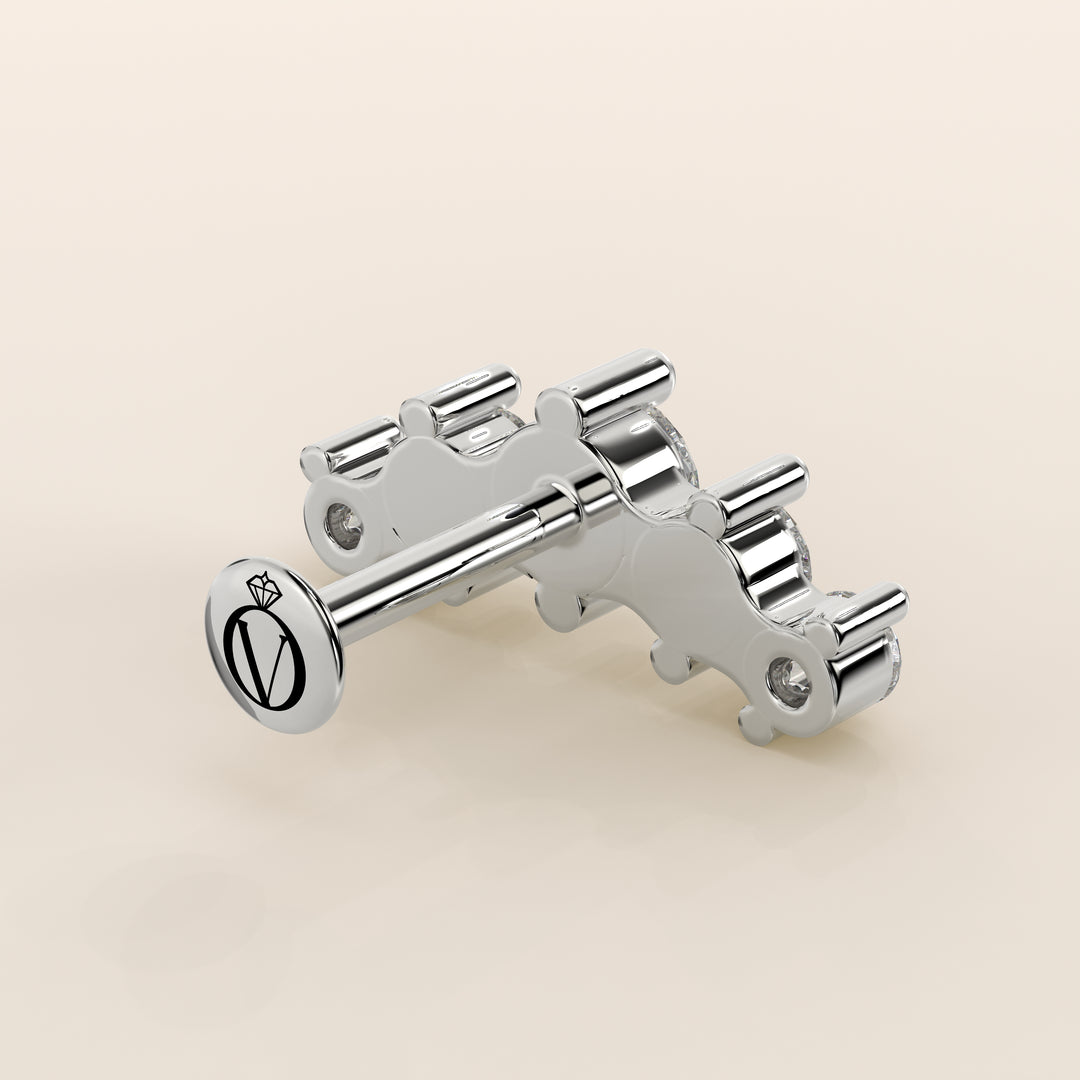 Celestial Row Small Lab Grown Diamond Piercing