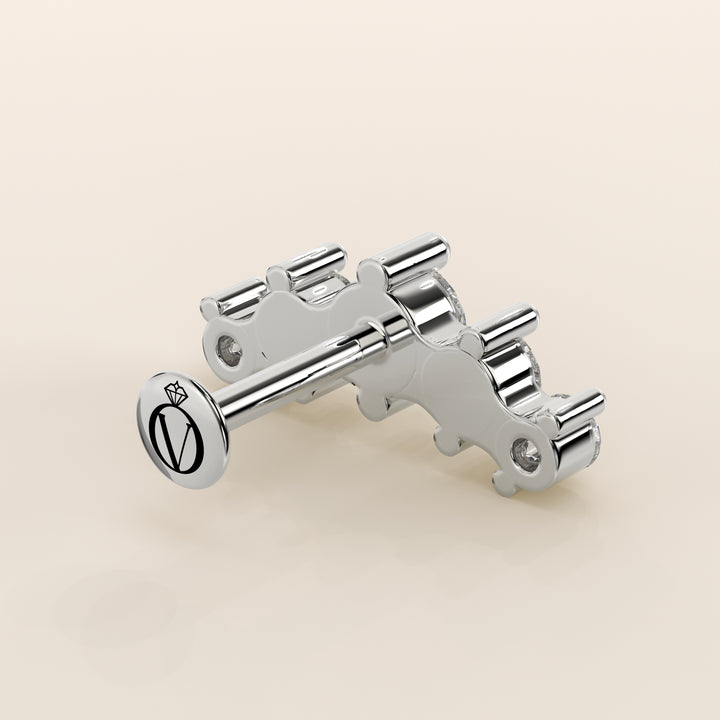 Celestial Row Small Lab Grown Diamond Piercing
