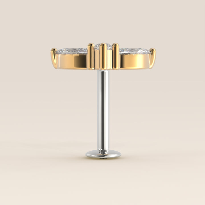 Tiara Cluster Lab Grown Diamond Piercing