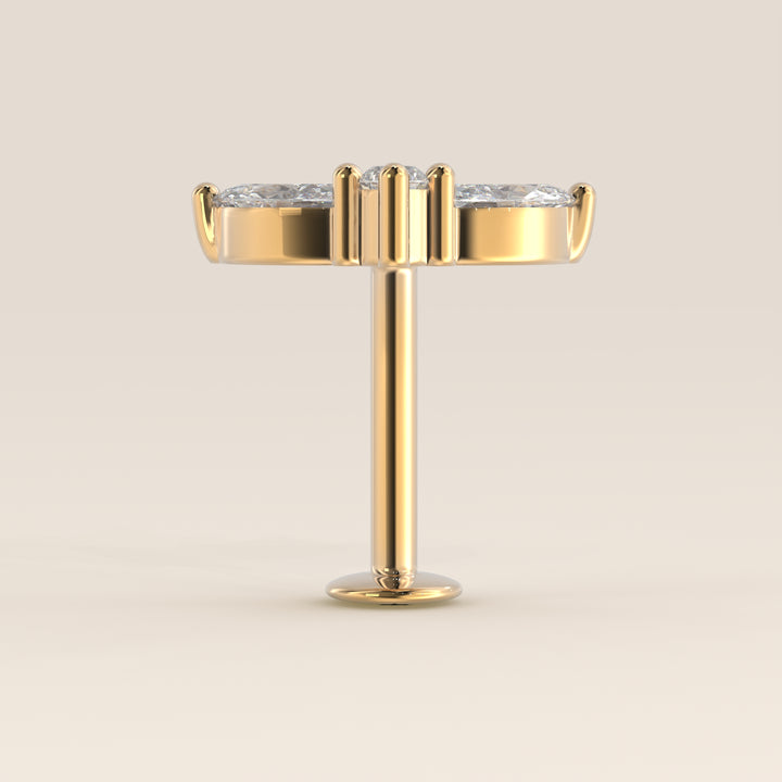 Tiara Cluster Lab Grown Diamond Piercing