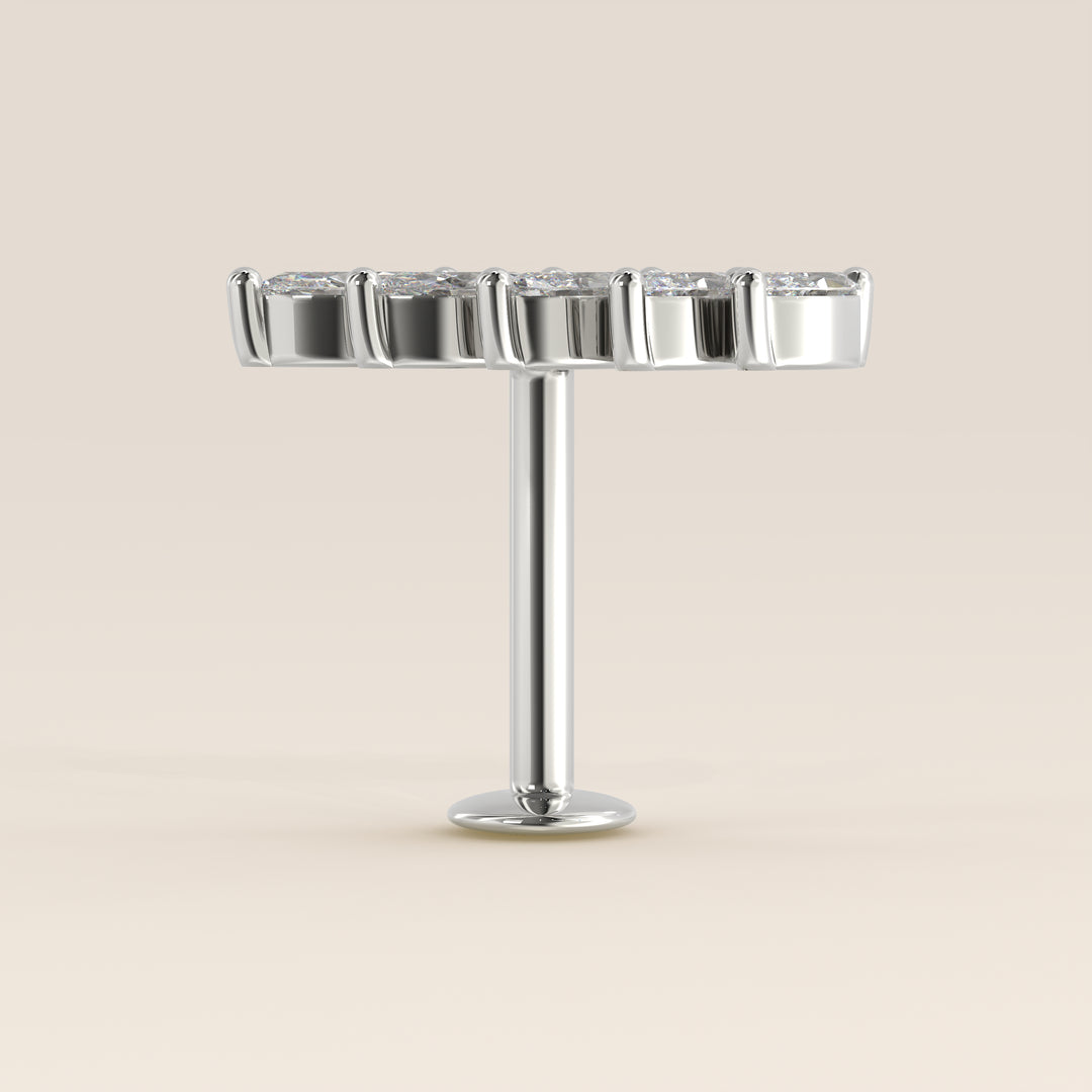 Celestial Marquise Climber Lab Grown Diamond Piercing
