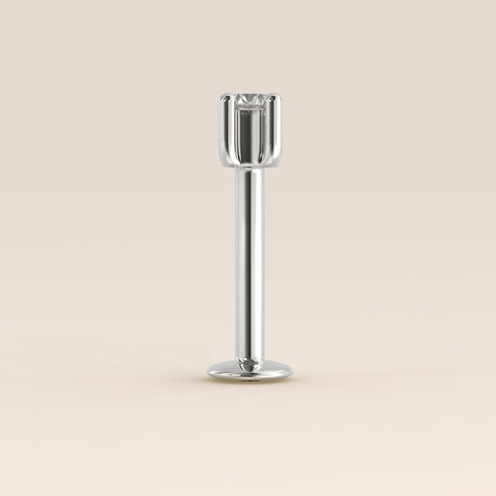 Signature Round Lab Grown Diamond Piercing
