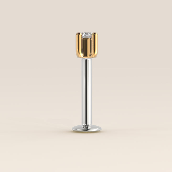 Signature Round Lab Grown Diamond Piercing