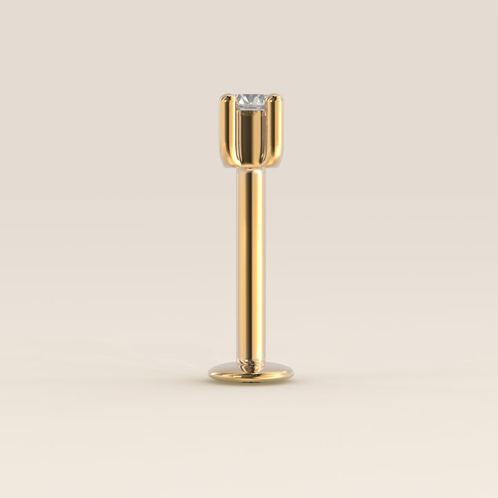 Signature Round Lab Grown Diamond Piercing