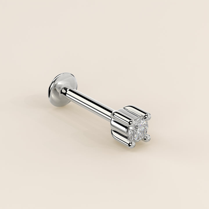 Signature Round Lab Grown Diamond Piercing