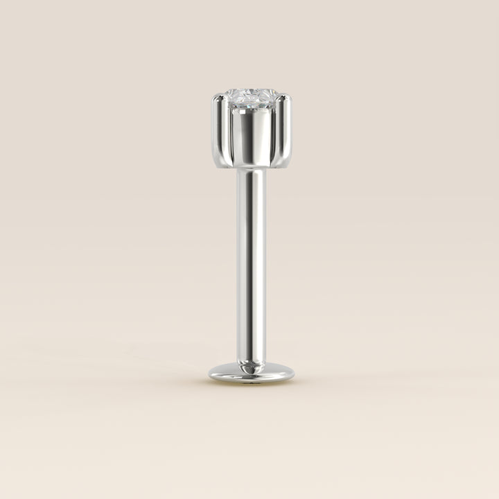 Signature Oval Lab Grown Diamond Piercing