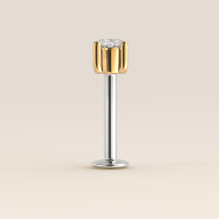 Signature Oval Lab Grown Diamond Piercing