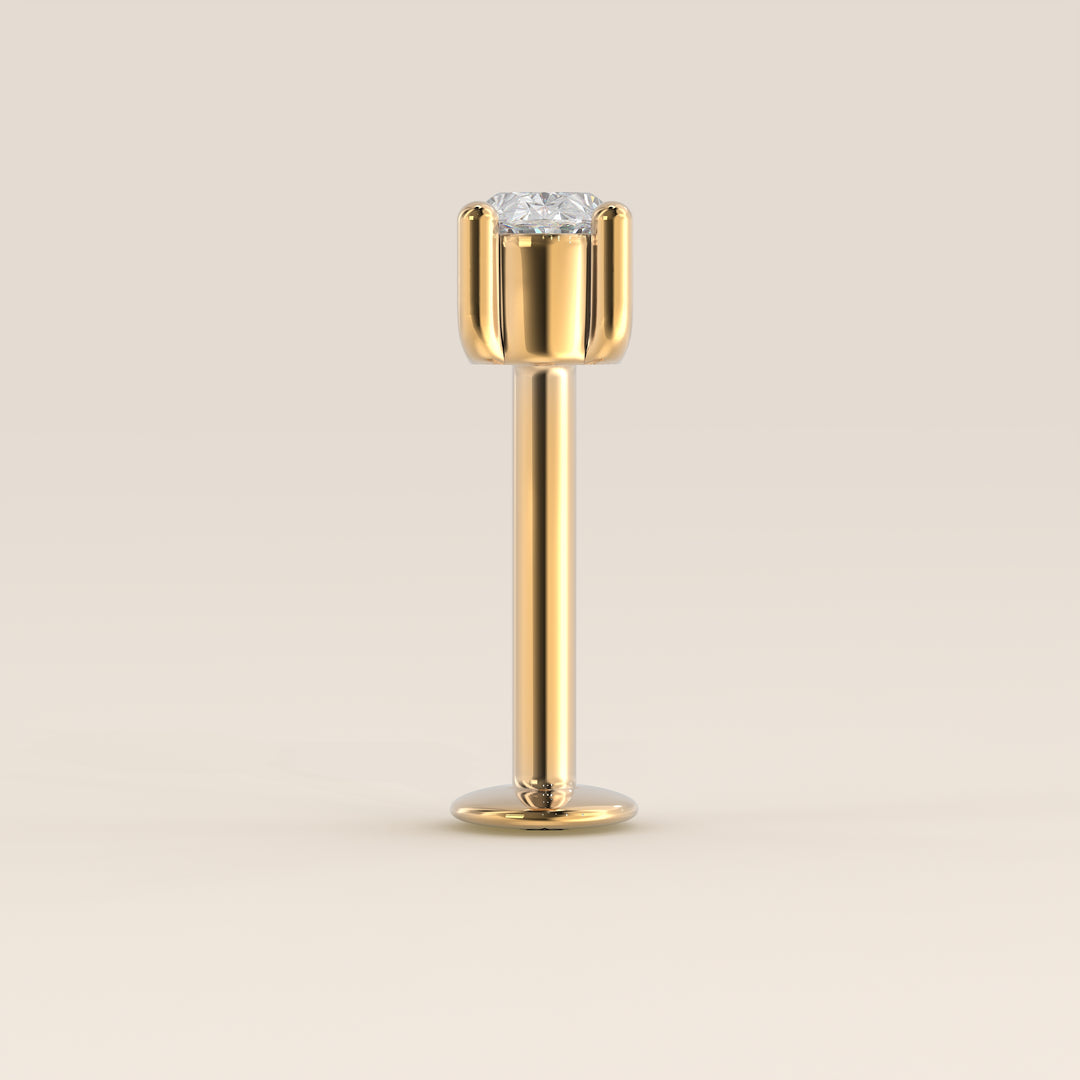 Signature Oval Lab Grown Diamond Piercing