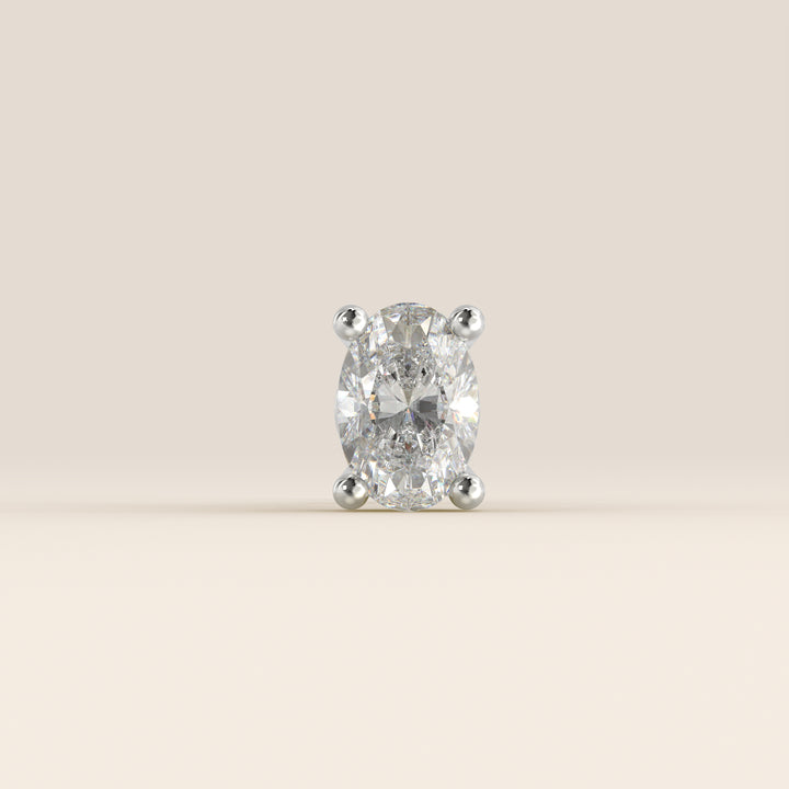 Signature Oval Lab Grown Diamond Piercing