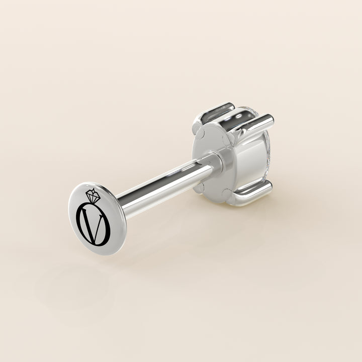 Signature Oval Lab Grown Diamond Piercing