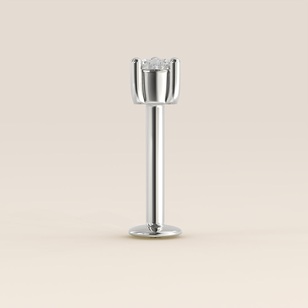 Signature Pear Lab Grown Diamond Piercing
