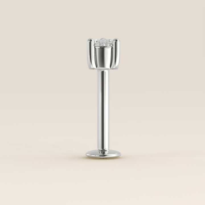 Signature Pear Lab Grown Diamond Piercing