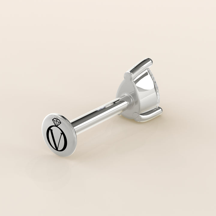 Signature Pear Lab Grown Diamond Piercing