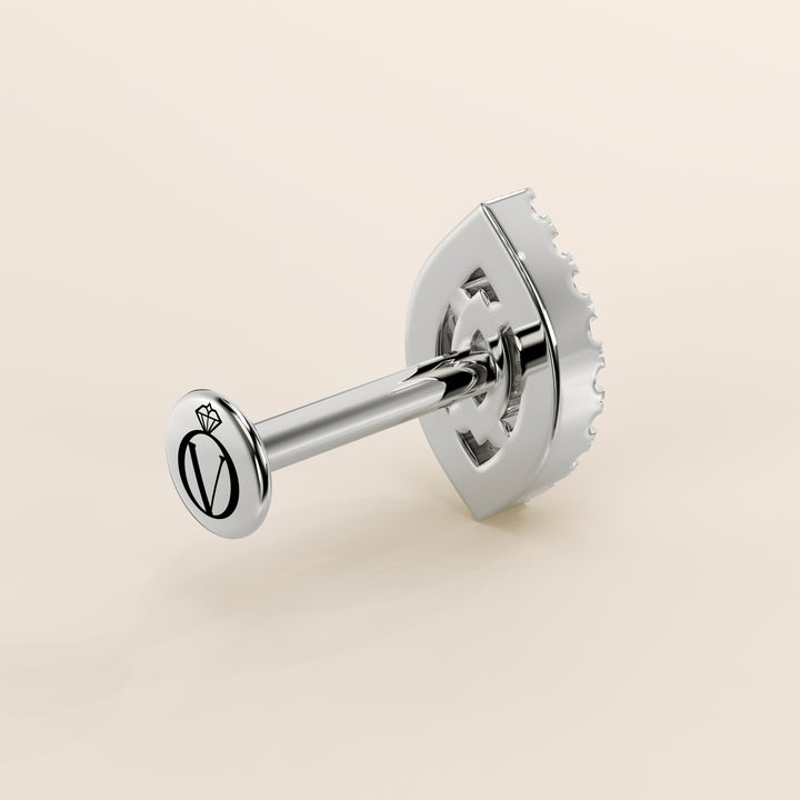 Aura Marquise Lab Grown Diamond Halo Piercing