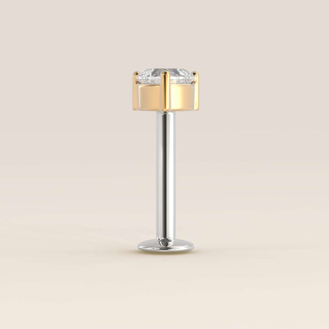 Signature Heart Lab Grown Diamond Piercing