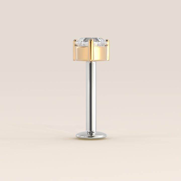 Signature Heart Lab Grown Diamond Piercing