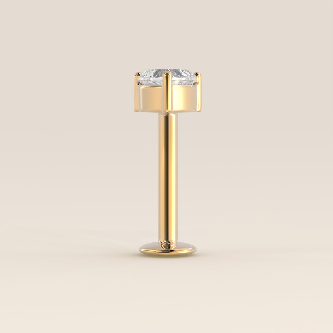 Signature Heart Lab Grown Diamond Piercing